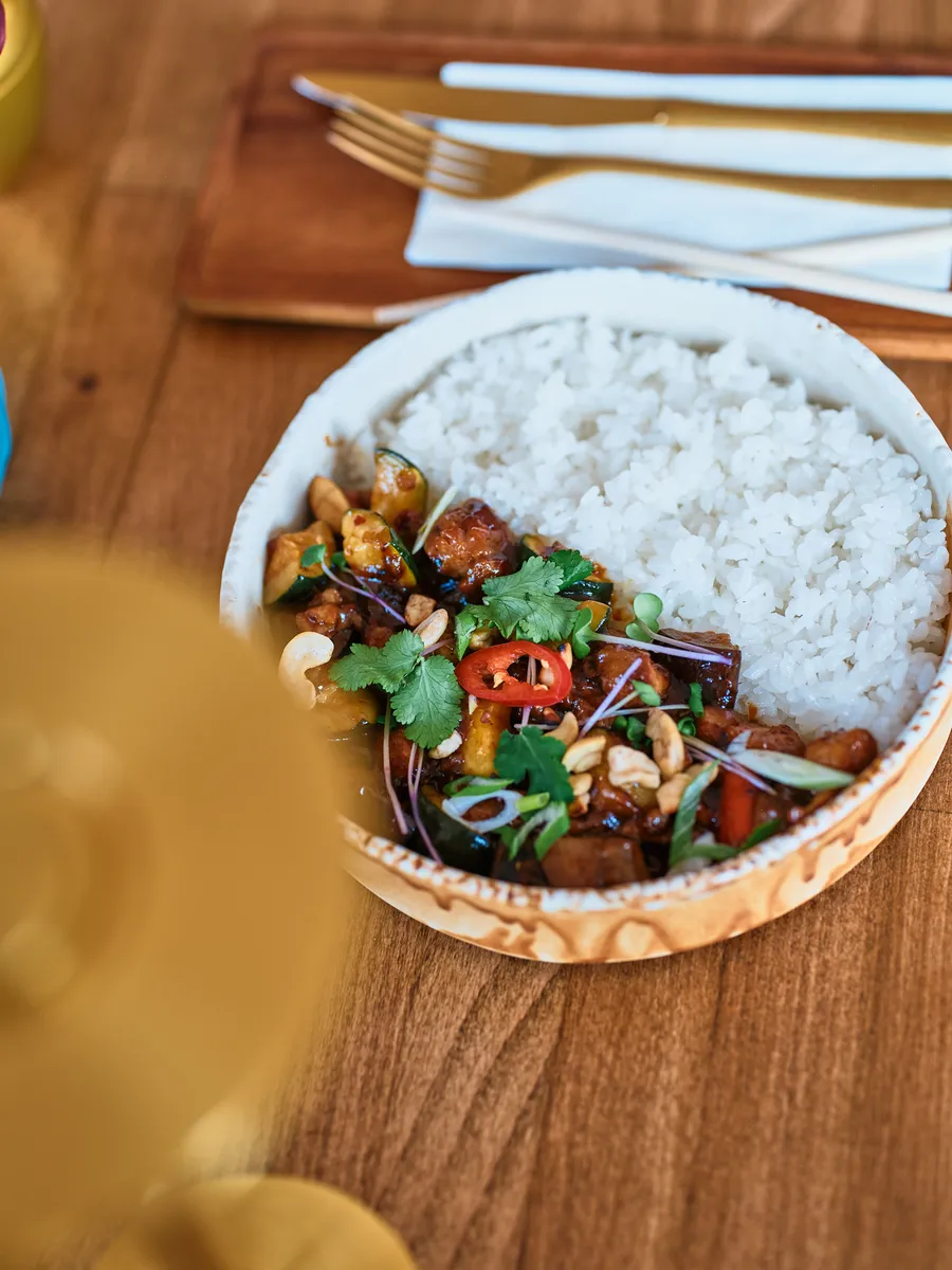 Kung Pao jedlo z Lemberg Bistro